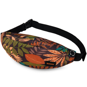 WF201 Leaf Pattern Waterproof Waist Pack