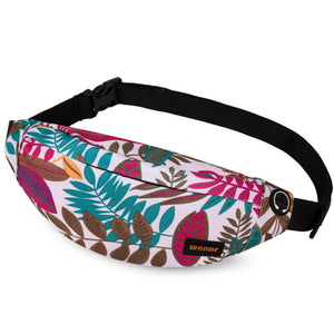 WF201 Leaf Pattern Waterproof Waist Pack