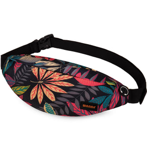 WF201 Leaf Pattern Waterproof Waist Pack