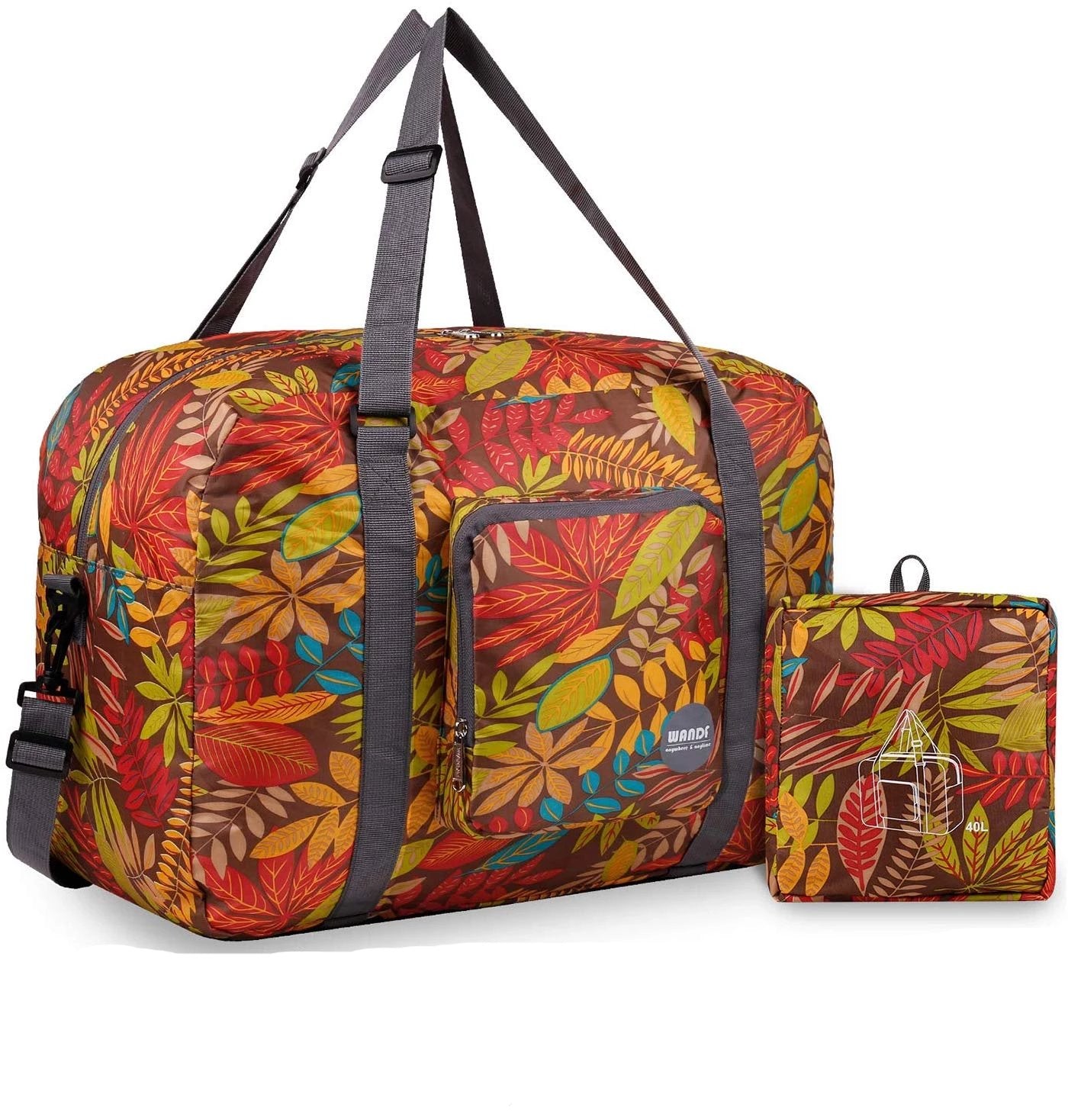T302 Travel Duffel Bag Leaf Nylon 20 Inches T302 Travel Duffel Bag Leaf Nylon 20 Inches
